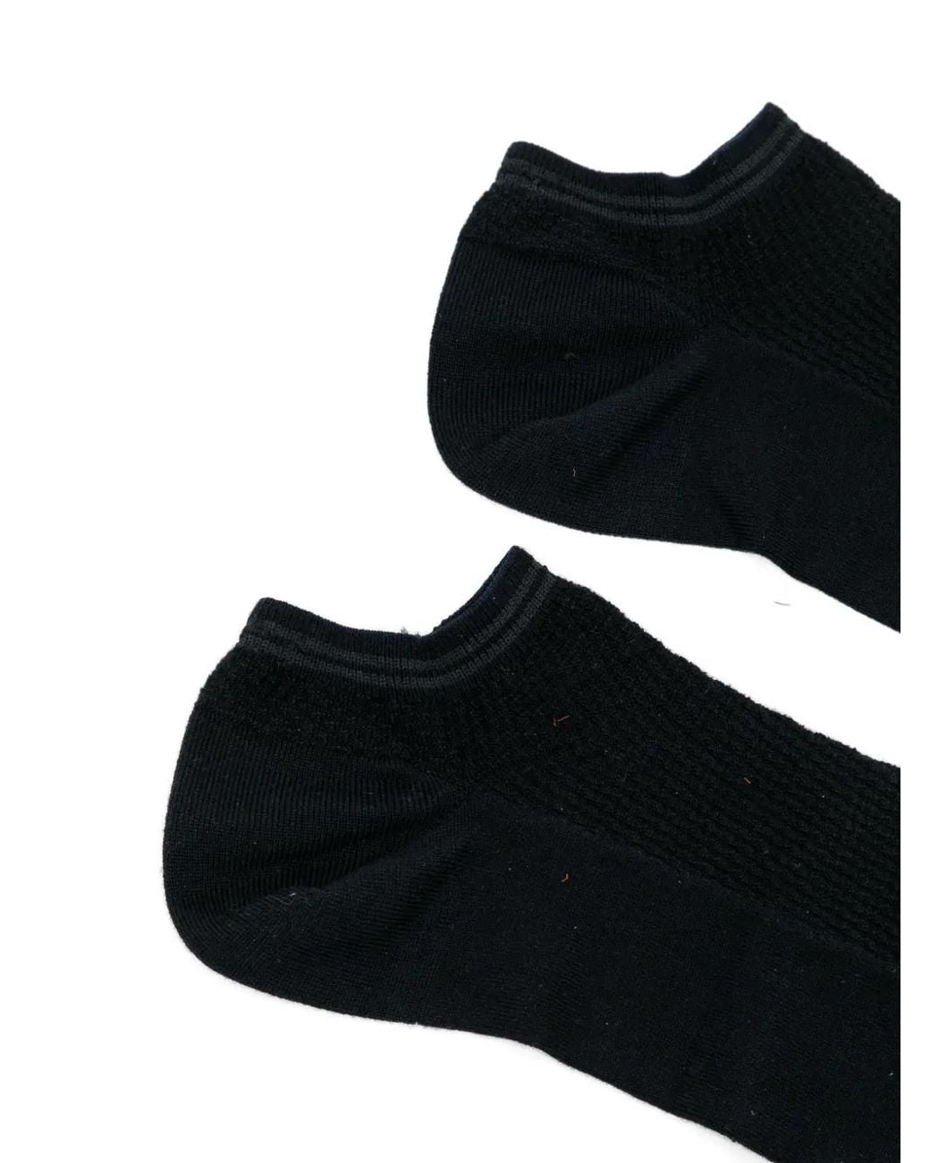 Zegna Black Microtexture Socks