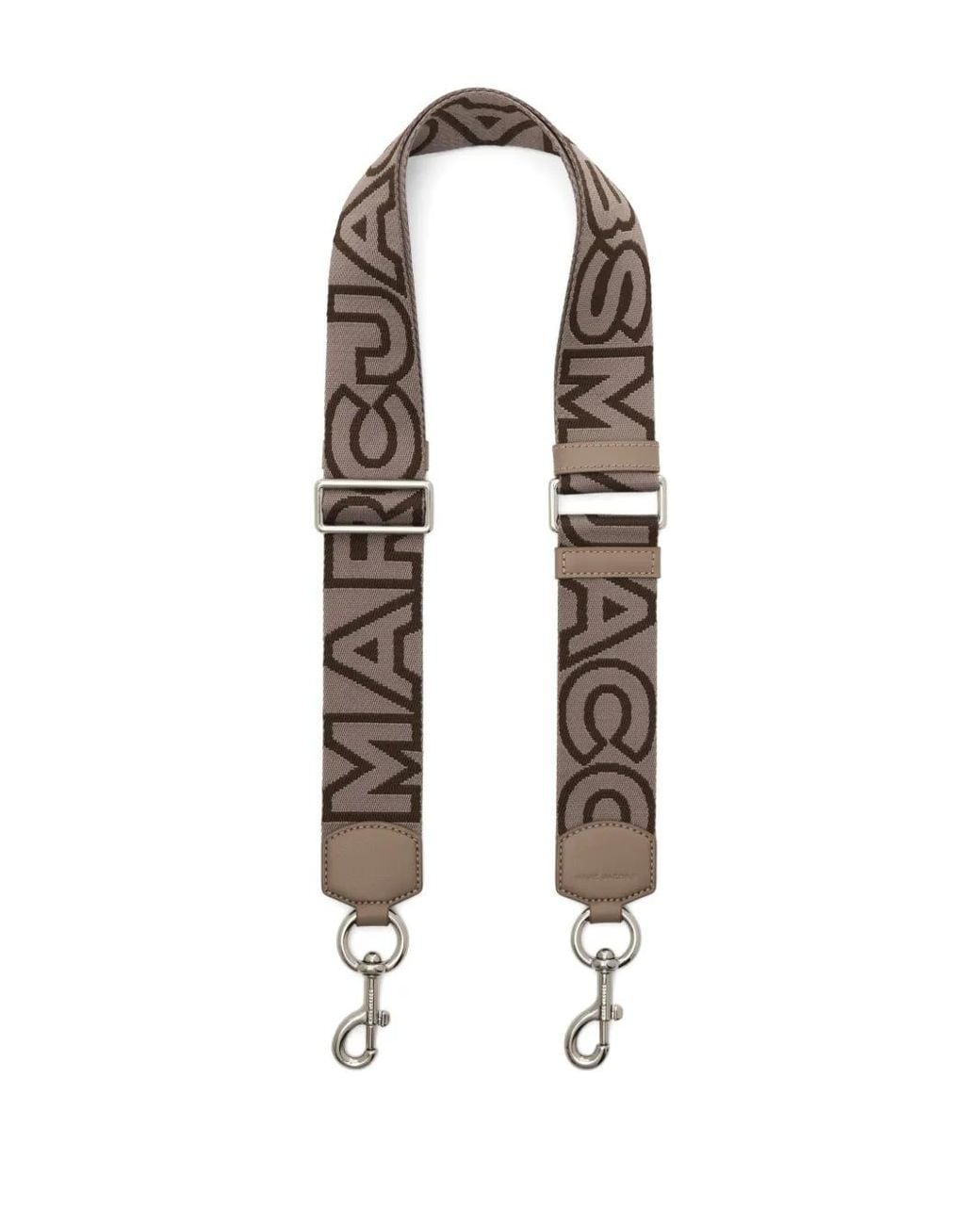 Marc Jacobs White The Outline Logo Strap
