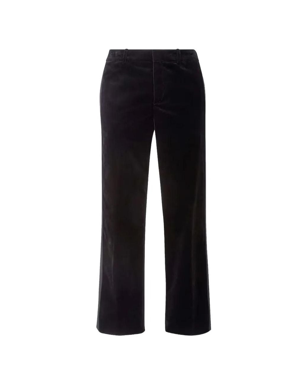 Fendi Black Velvet Trousers for men