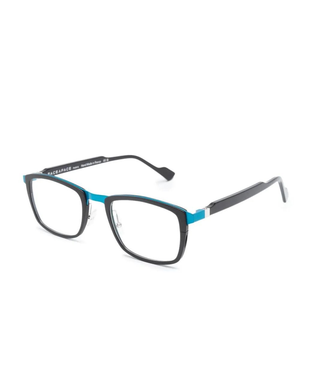 Face A Face Black Scott 5 Square-Frame Glasses for men