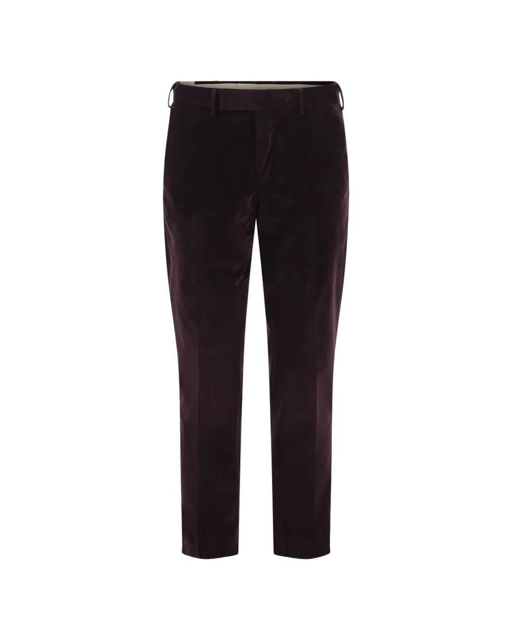 PT Torino Black Rebel Corduroy Trousers for men