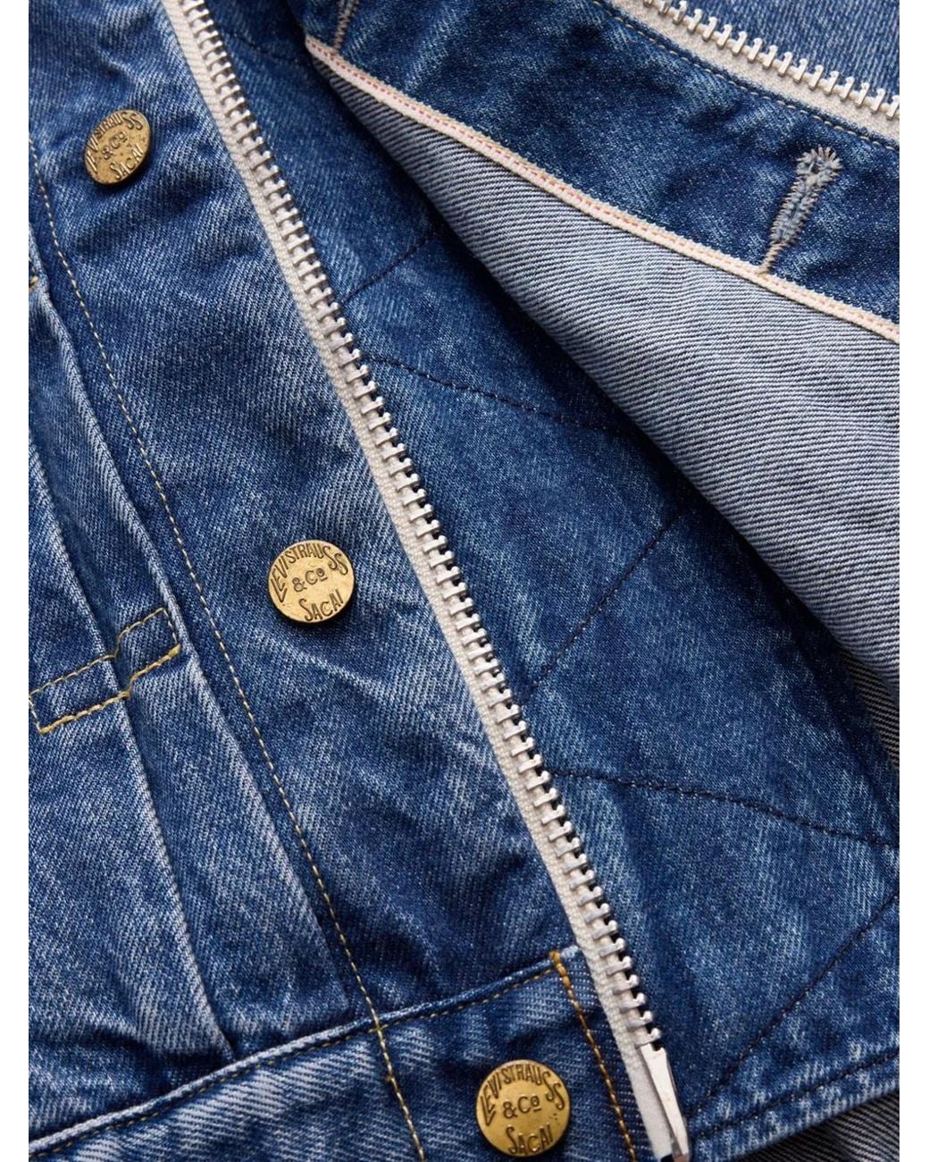 Sacai Blue X Levi's Panelled Denim Jacket