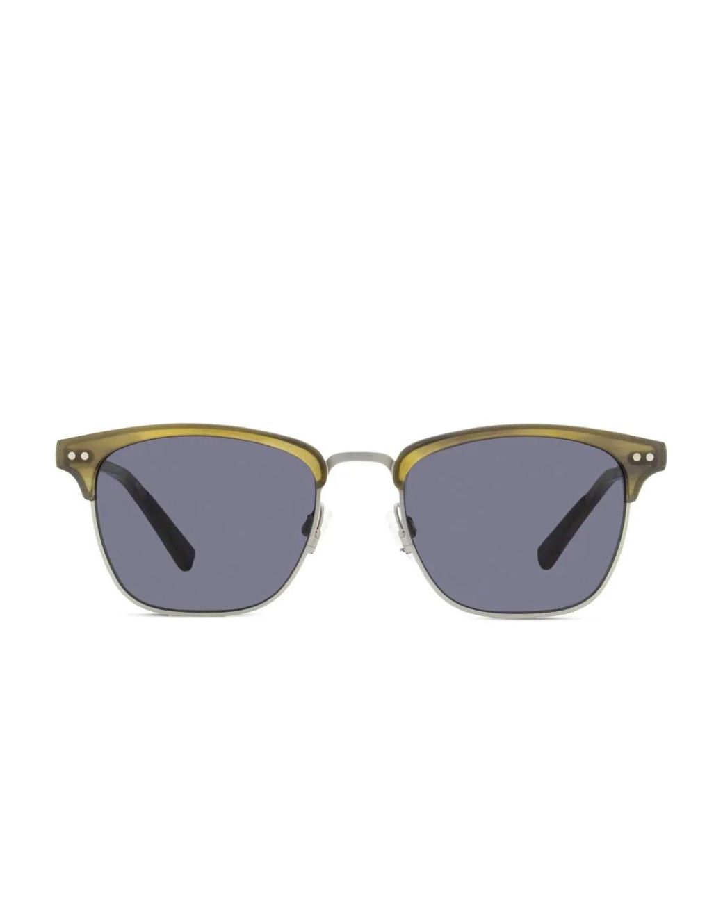 Shinola Green Runwell Tortoiseshell Sunglasses for men