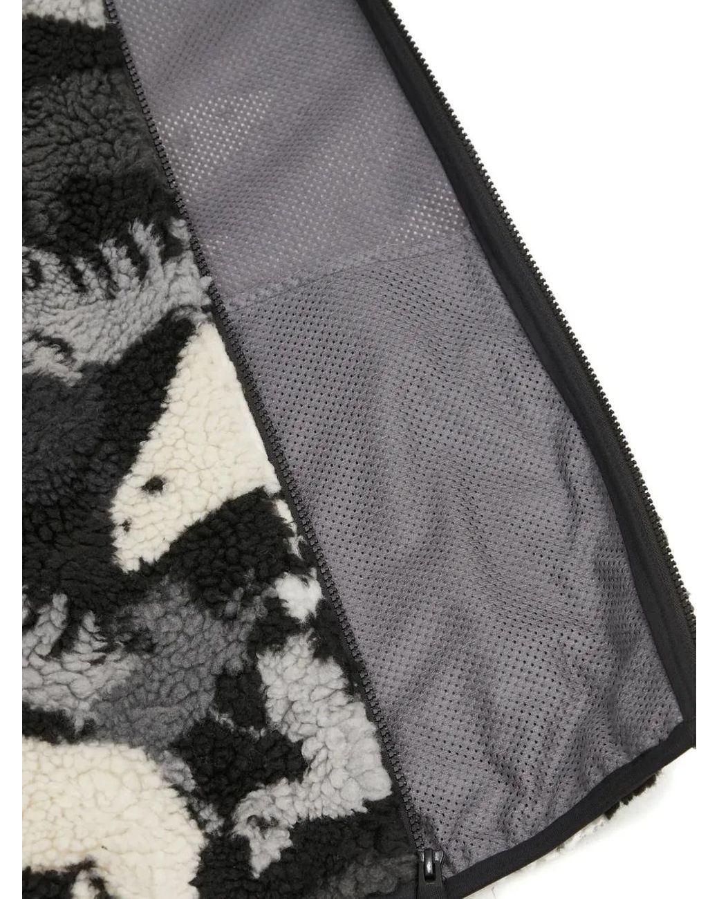 Human Made Polar-Bear Fleece Jacket in Black for Men | Lyst
