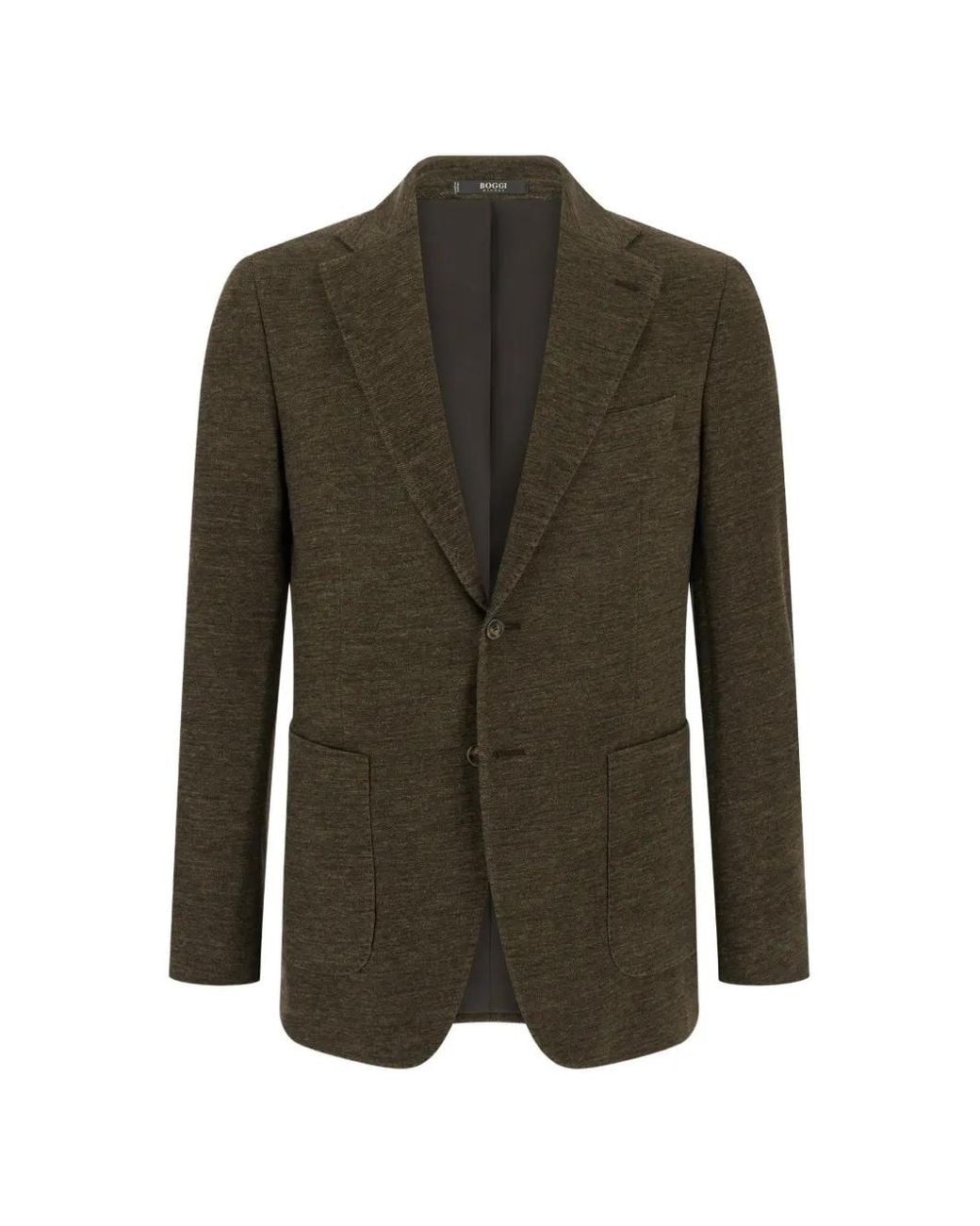 Boggi Green Structured Blazer for men