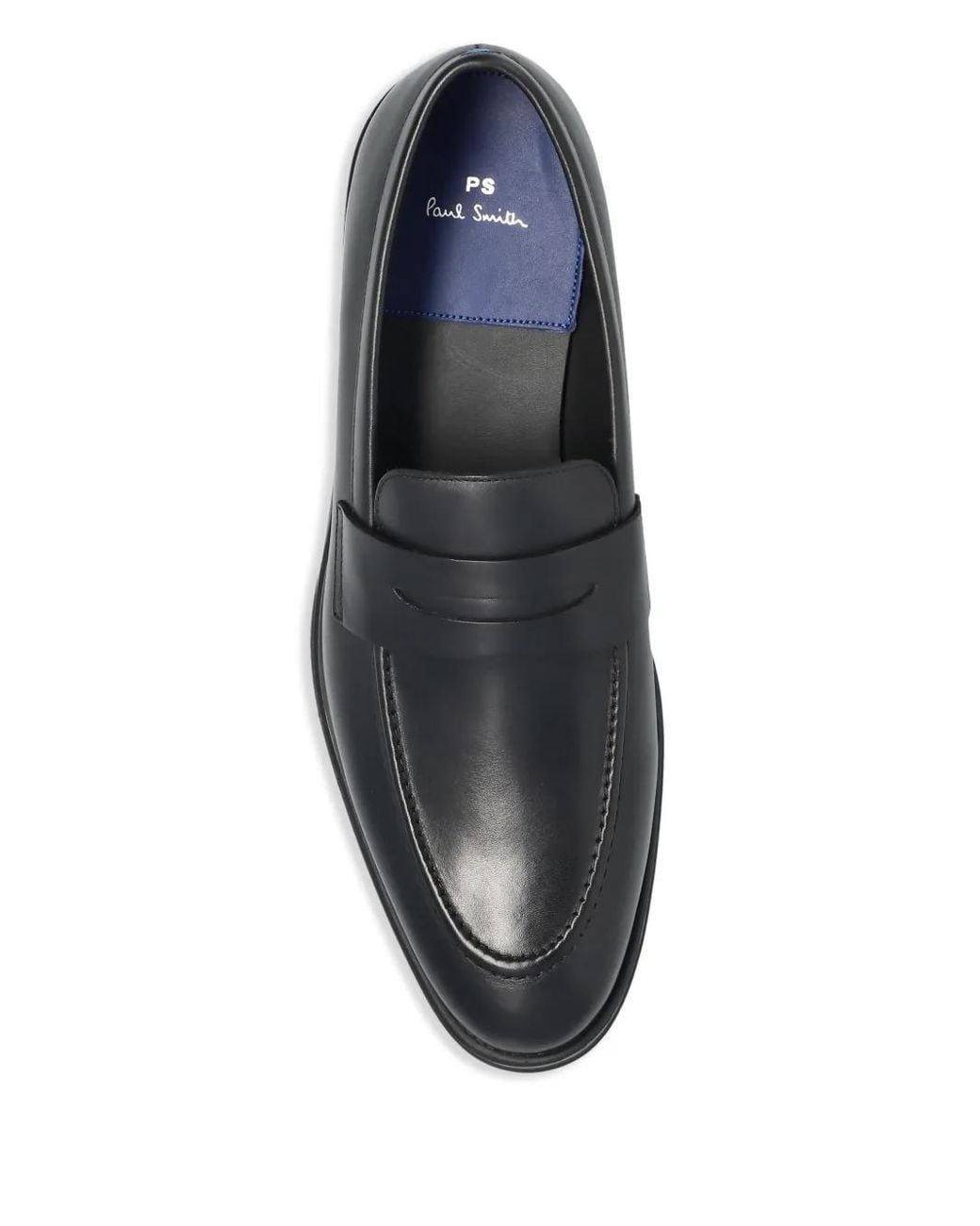 Paul Smith Black Leather Loafers for men