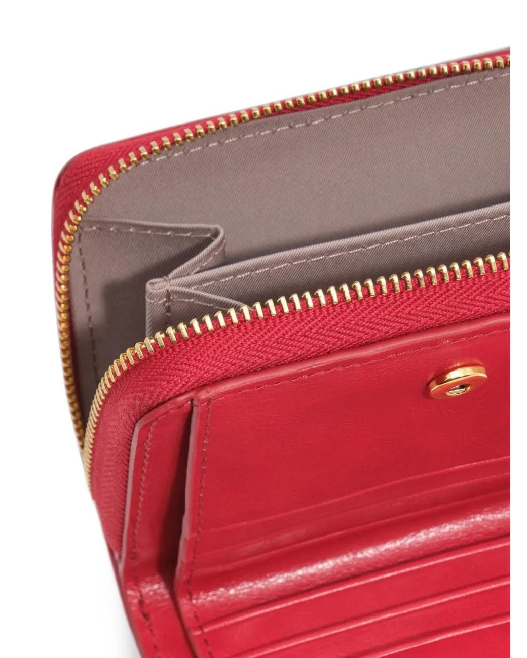Bimba Y Lola Red Cherry Plaited Flap Purse