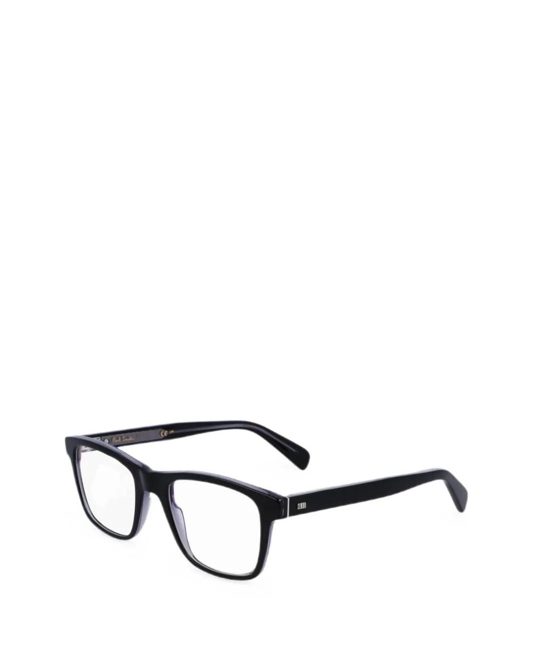 Paul Smith Black Harrow Square-Frame Glasses for men