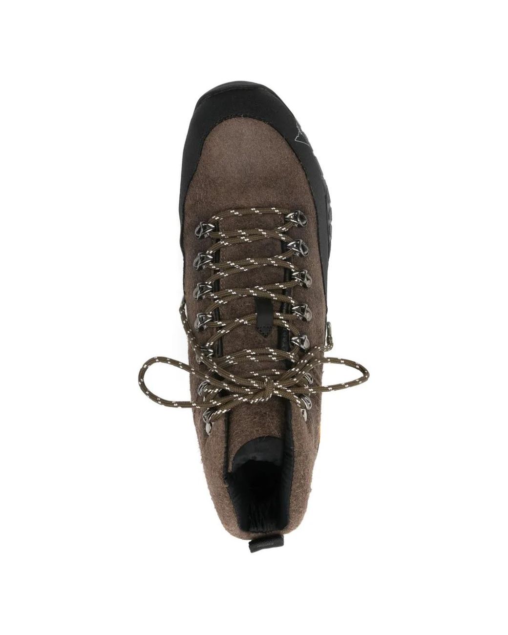 Roa Brown Lace-Up Lug-Sole Boots for men