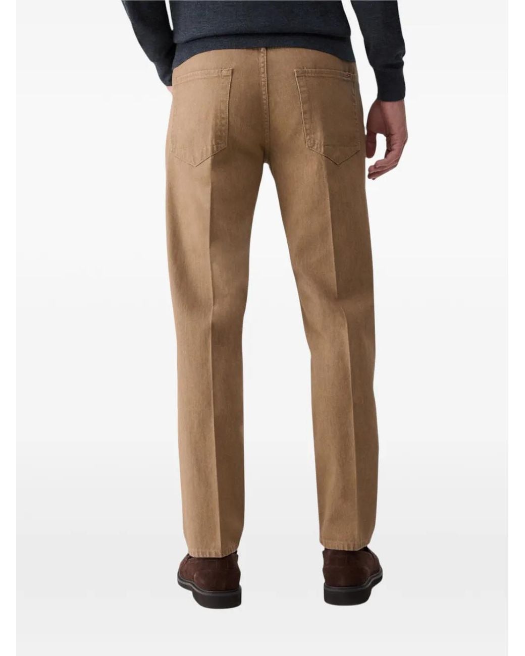 Liu Jo Regular-Fit Straight Broek in het Natural voor heren