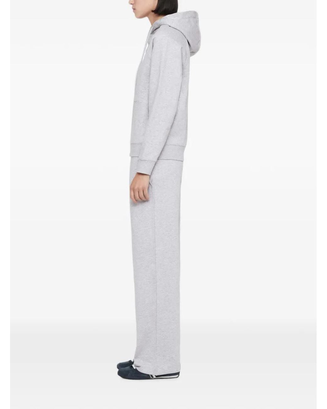 AllSaints White Lily Raglan-Sleeve Hoodie