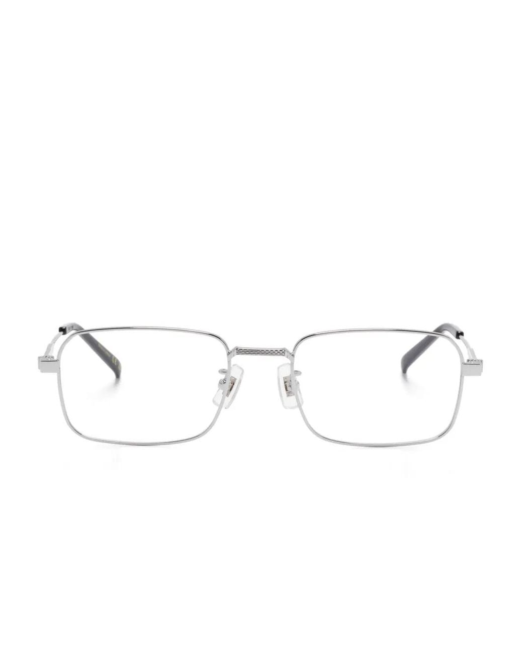 Dunhill Natural Rectangle-Frame Glasses for men