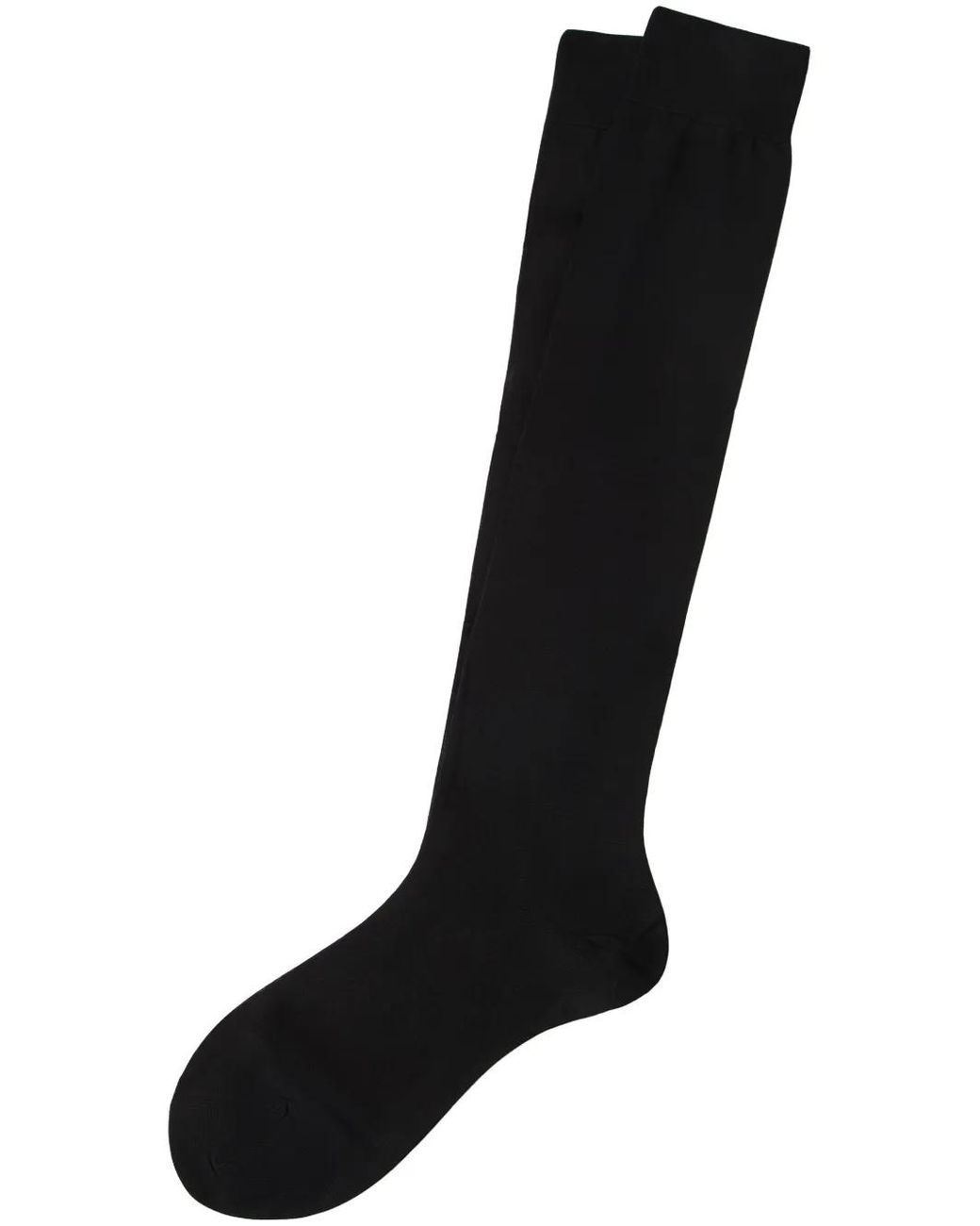 Brunello Cucinelli Black Calf-Length Socks for men