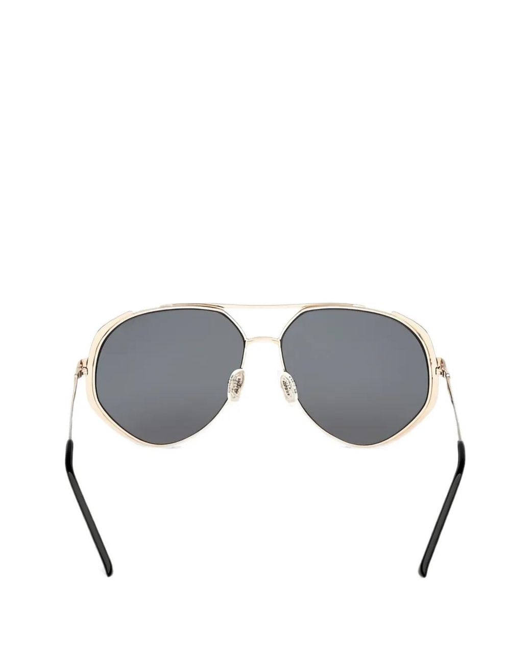 Guess Gray Pilot Full-Rim Sunglasses