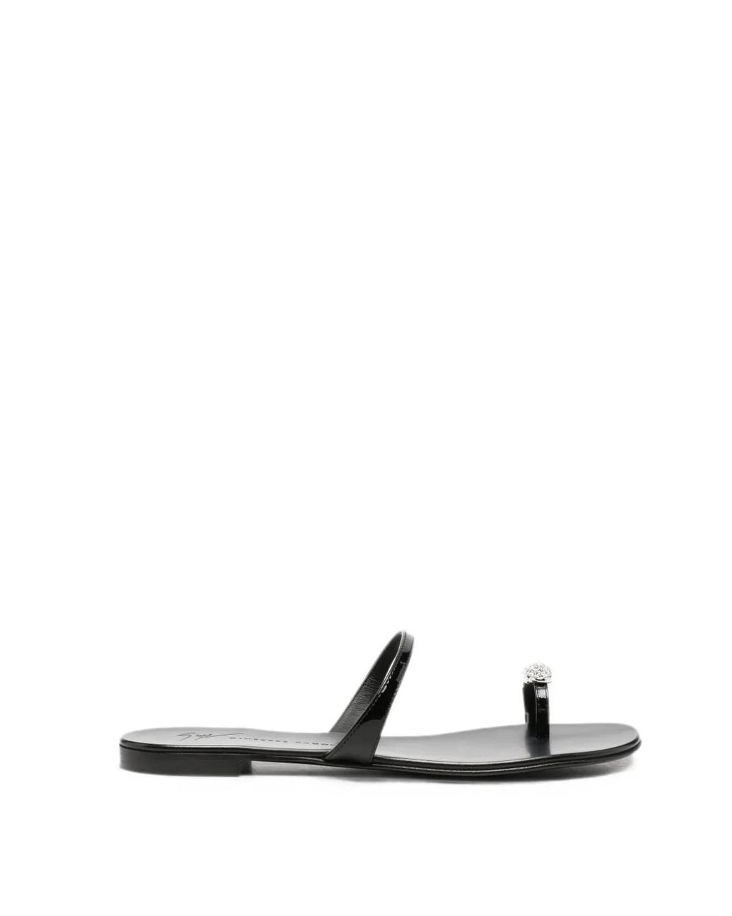Giuseppe Zanotti White Crystal-Embellished Sandals