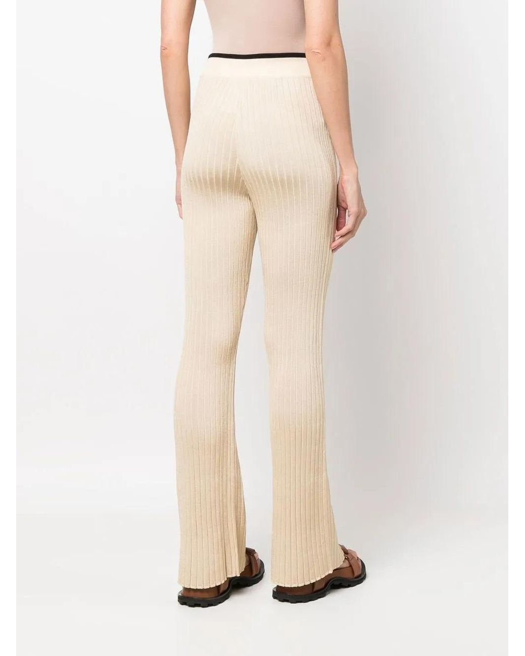 Sonia Rykiel Natural High-Waisted Trousers