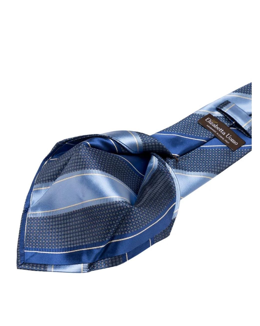 Elizabetta Blue Striped Tie for men