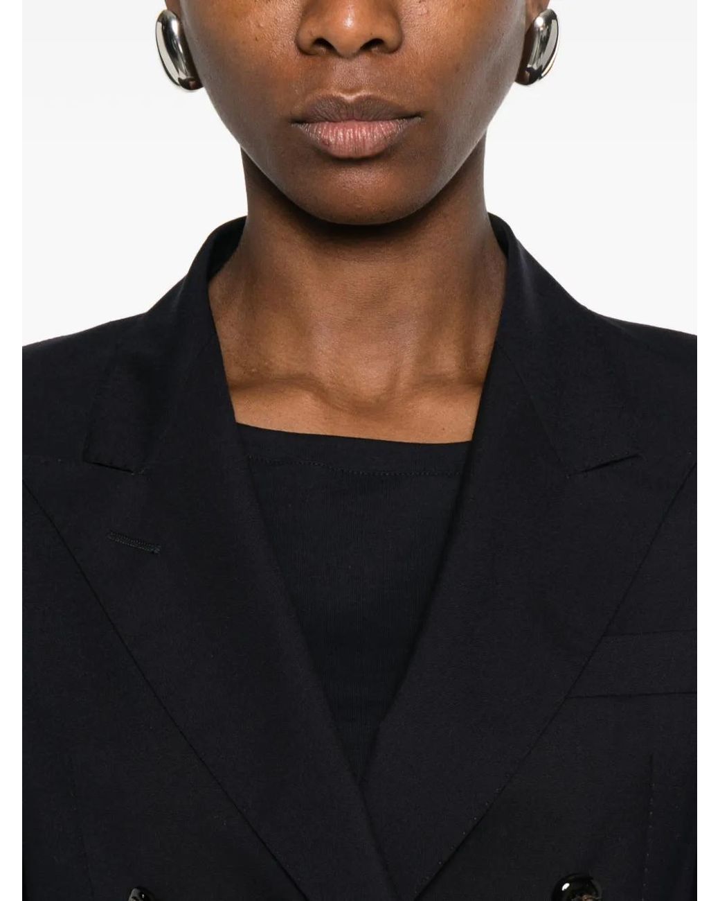 Chaqueta De Lana Con Doble Botonadura Tagliatore de color Blue