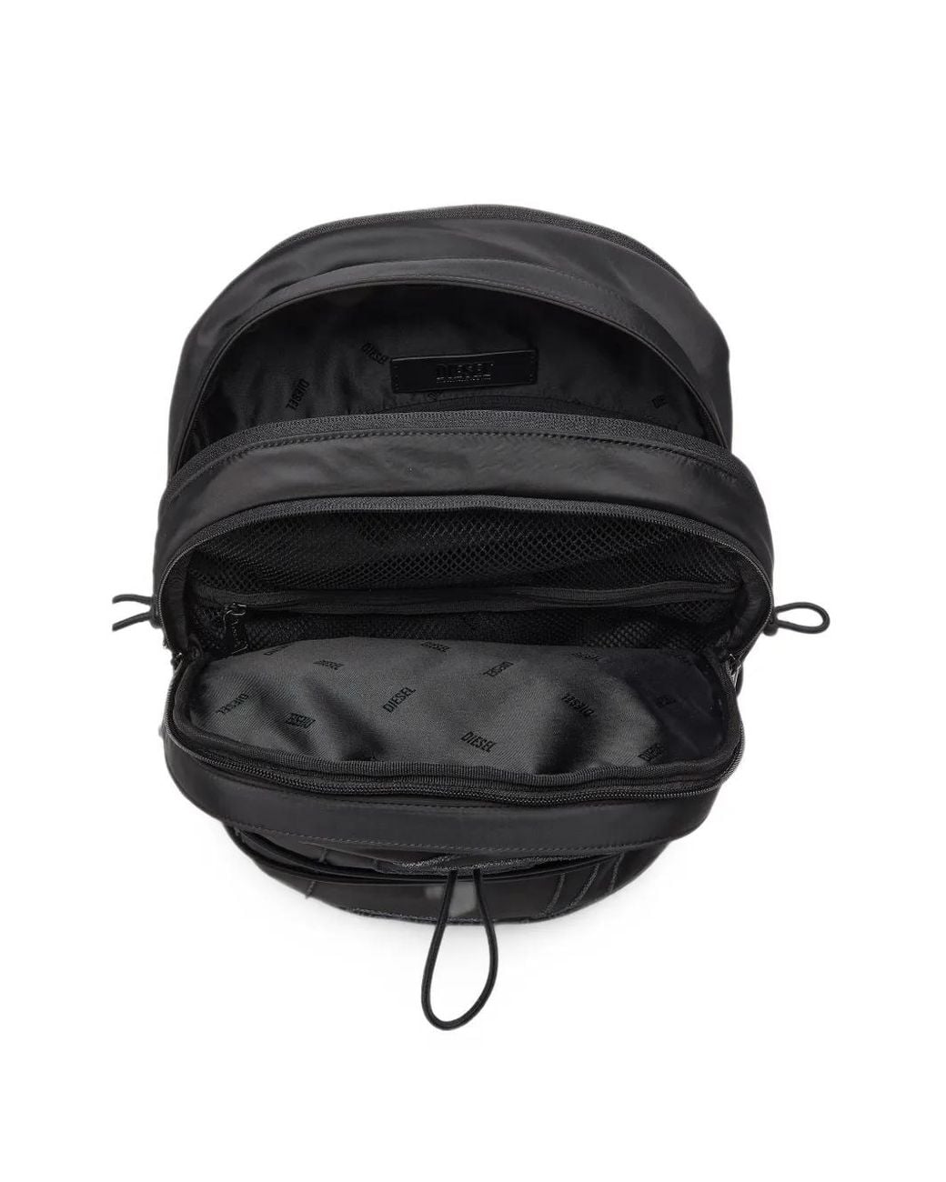 DIESEL Black Tech-D Backpack for men