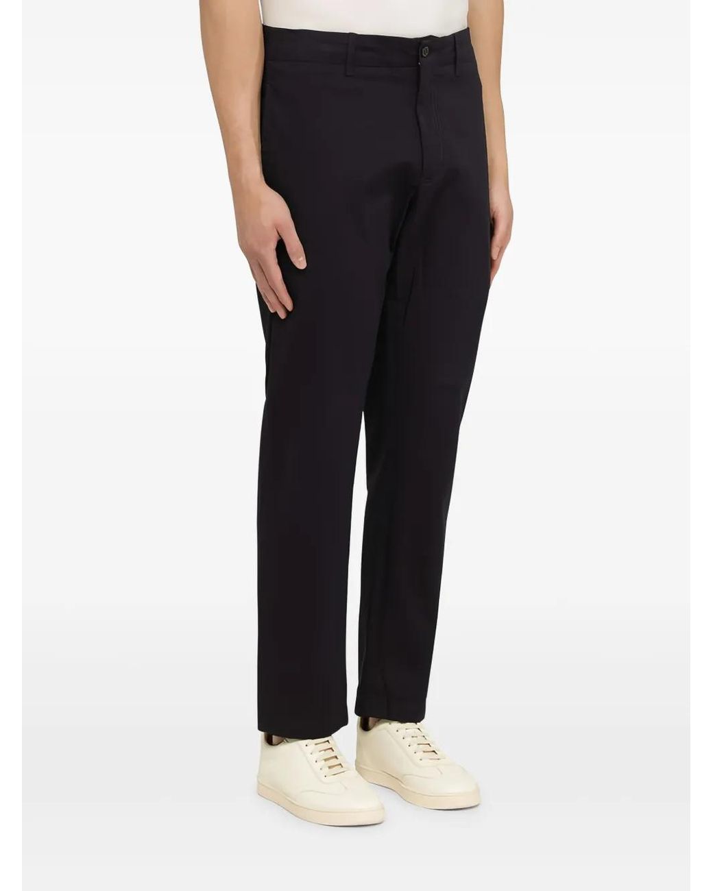 Department 5 Blue Straight-Leg Chino Trousers for men