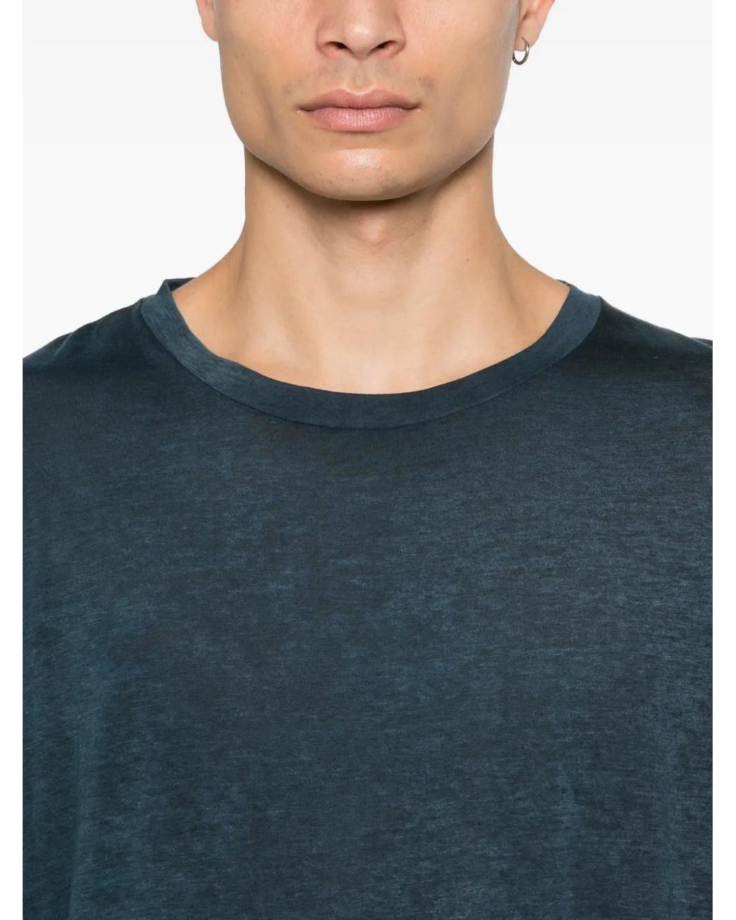 Avant Toi Blue Boxy T-Shirt for men