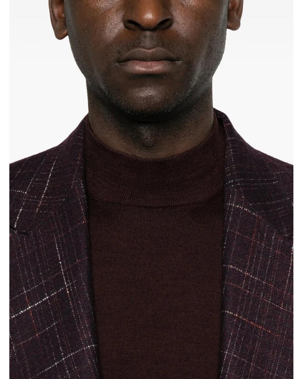 FILIPPO DE LAURENTIIS Black High-Neck Sweater for men