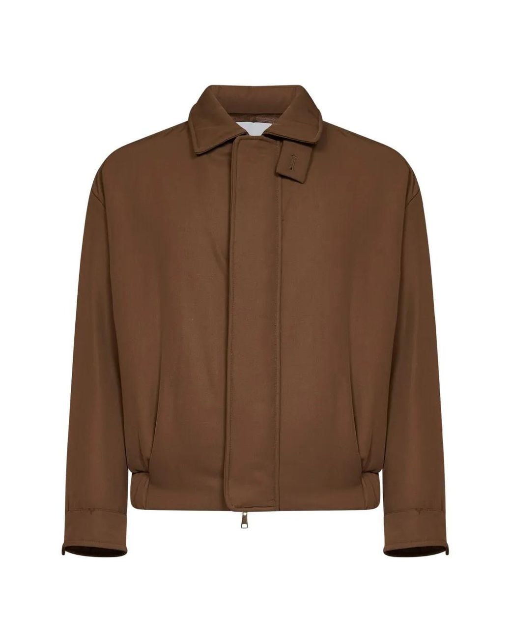 Costumein Brown Marley Zip-Up Jacket for men
