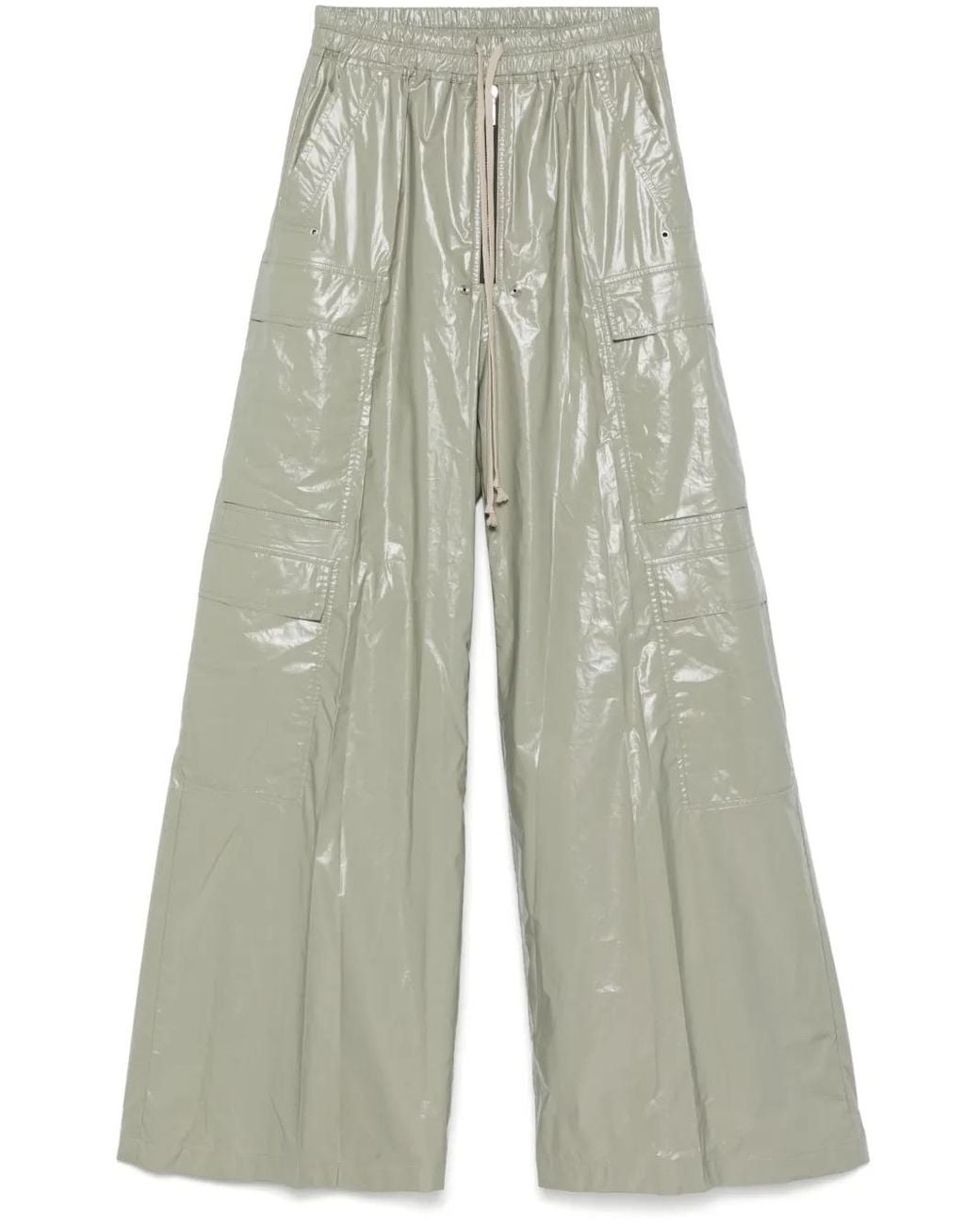 Rick Owens White Belas Cargo Pants