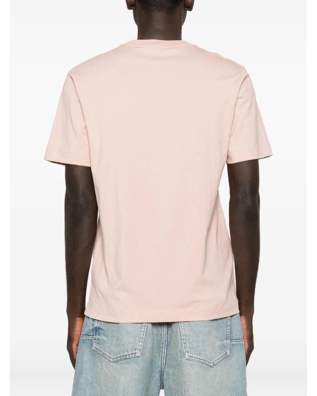 Etudes Studio Pink The Regular Signed Organic Cotton T-Shirt for men