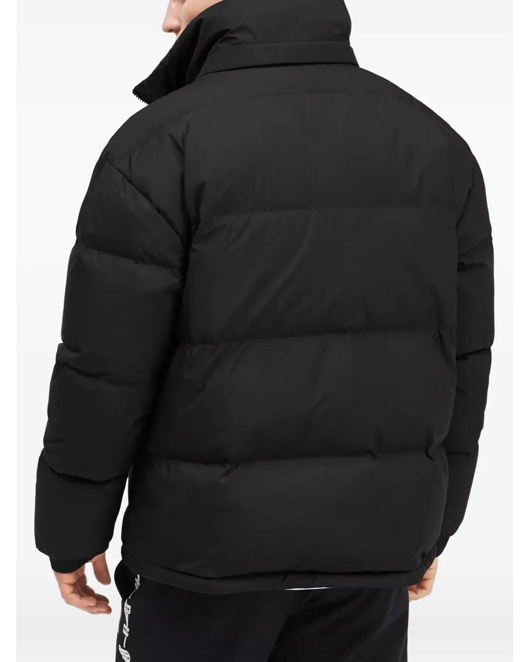 PUMA Black Logo Quilted Puffer Jacket for men