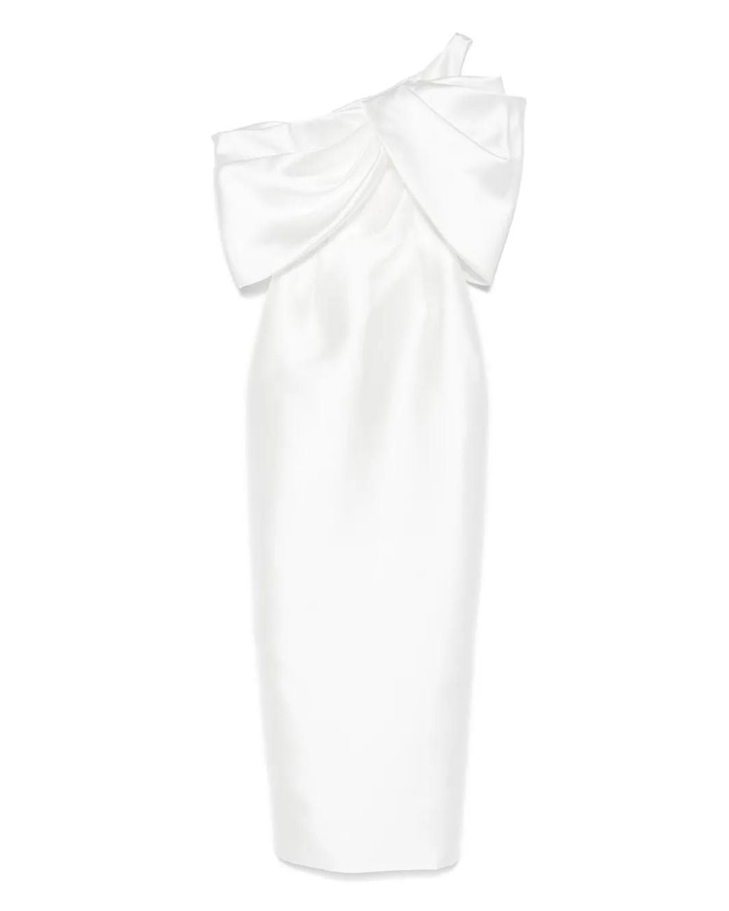 Solace London White Asymmetric Dress