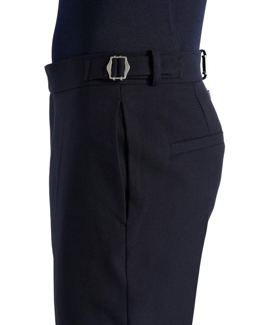 Manière De Voir Blue Hubert Slim-Fit Trousers for men