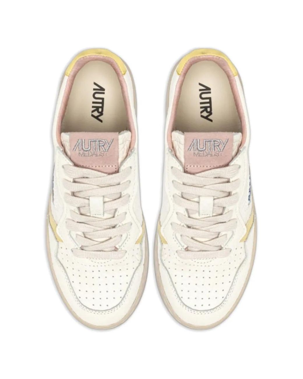 Autry White Medalist Low Sneakers