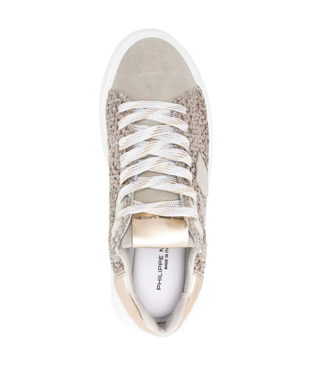 Philippe Model White Tres Temple Sneakers