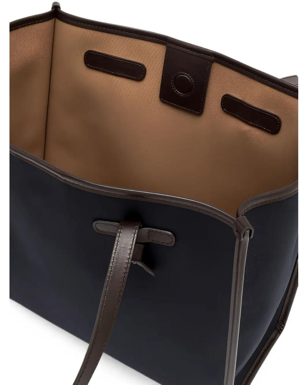 Gianni Chiarini Black Marcella Leather-Trim Tote Bag