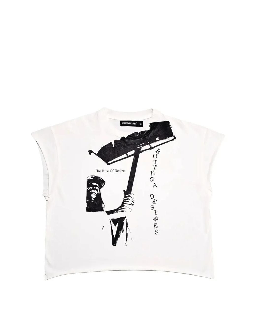 Bottega Desires White Fire Of Desires T-Shirt for men