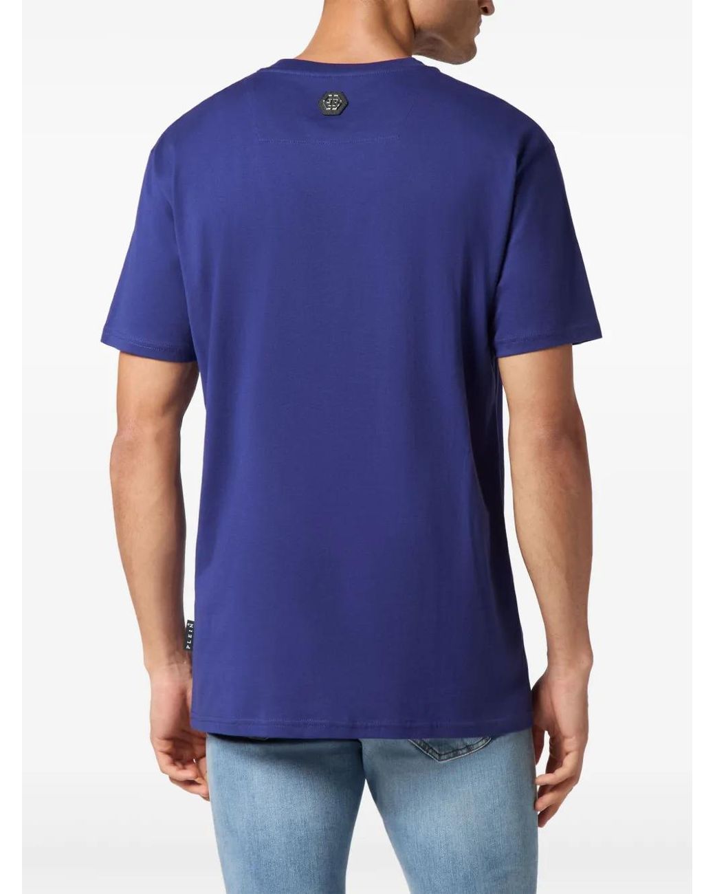 Philipp Plein Blue Cars Racing T-Shirt for men