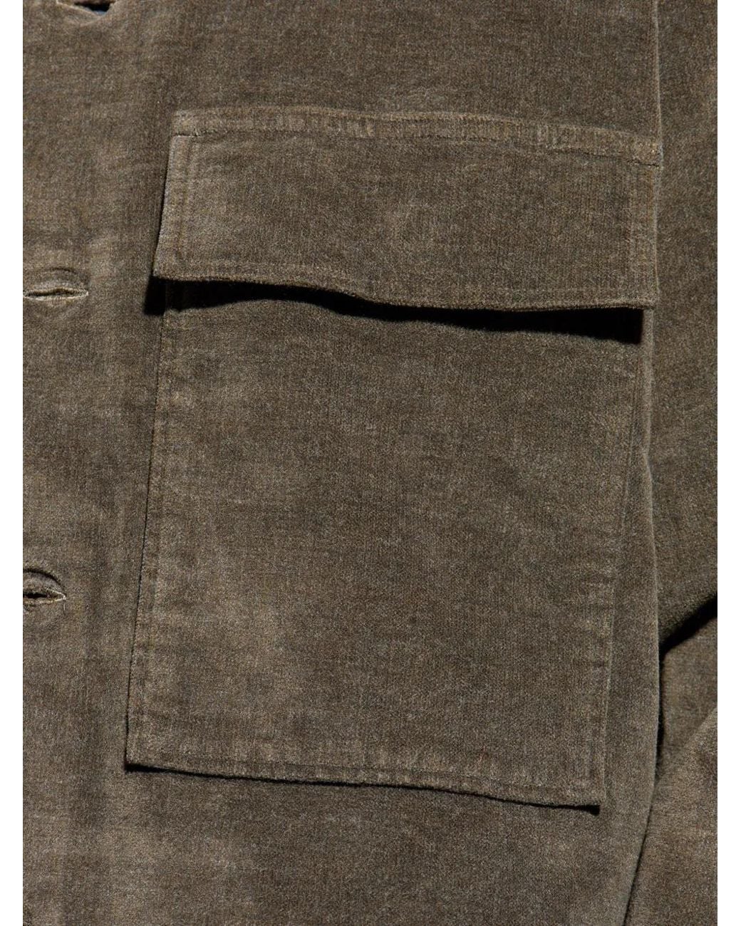AllSaints Green Hawker Pocket Shirt for men