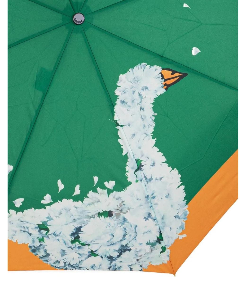 Moschino Green Goose-Print Umbrella