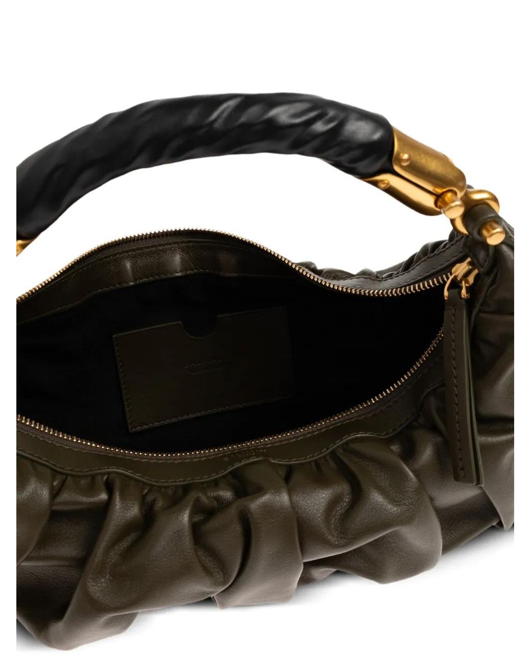 Balmain Black Ebene Twisted Tote Bag