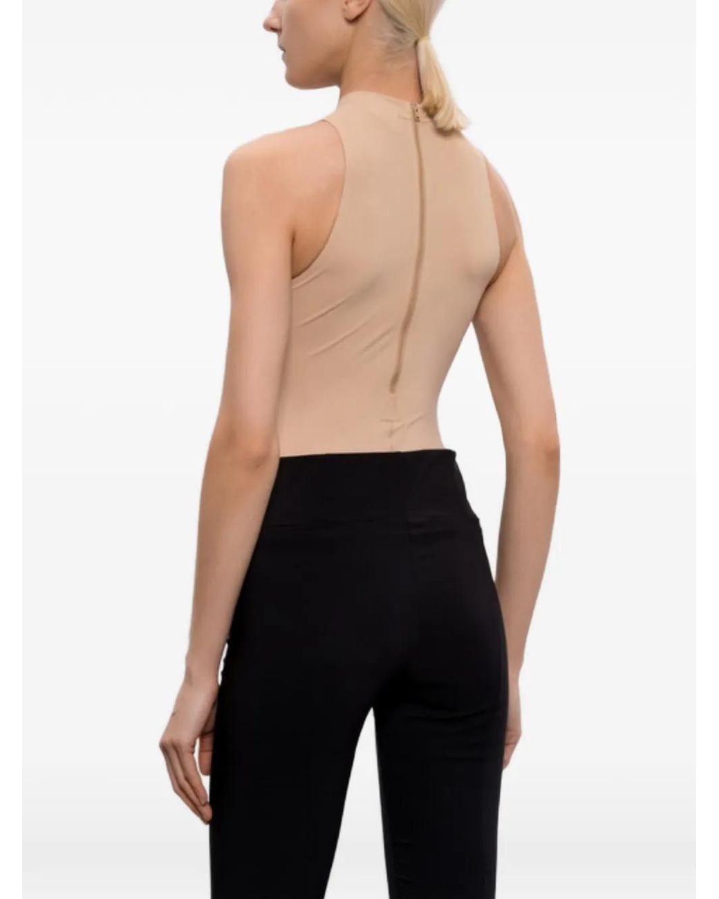 Vetements White Logo-Detail Bodysuit
