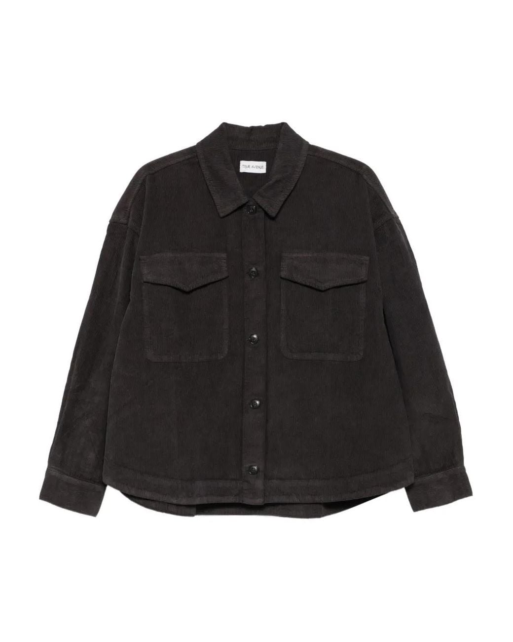 TRUE AVENUE Black Corduroy Jacket