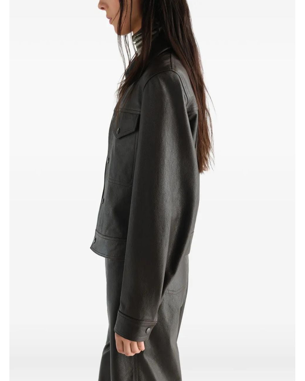 Lemaire Black Trucker Jacket