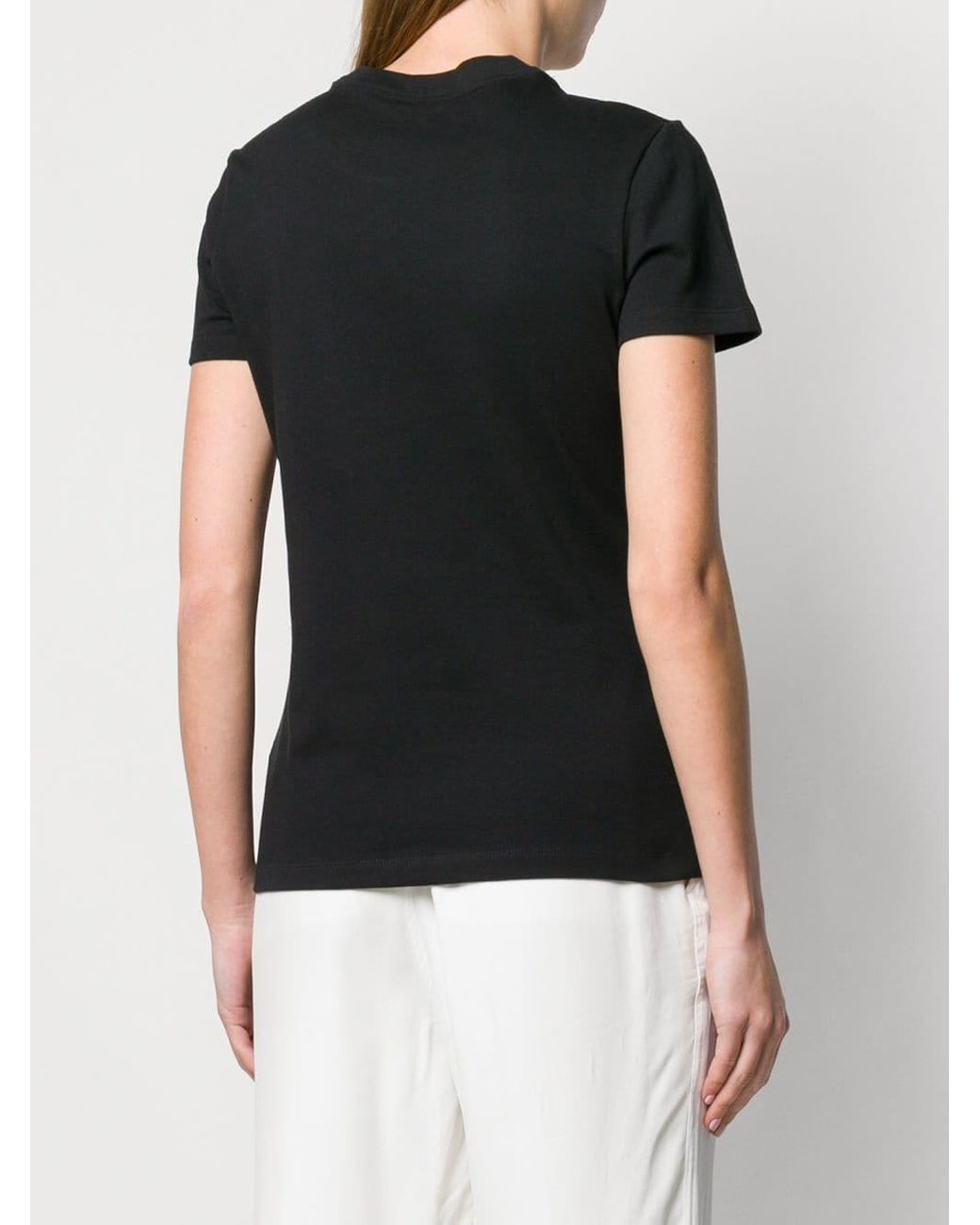 Nike Cotton Leopard Print Logo T-shirt in Black | Lyst Australia