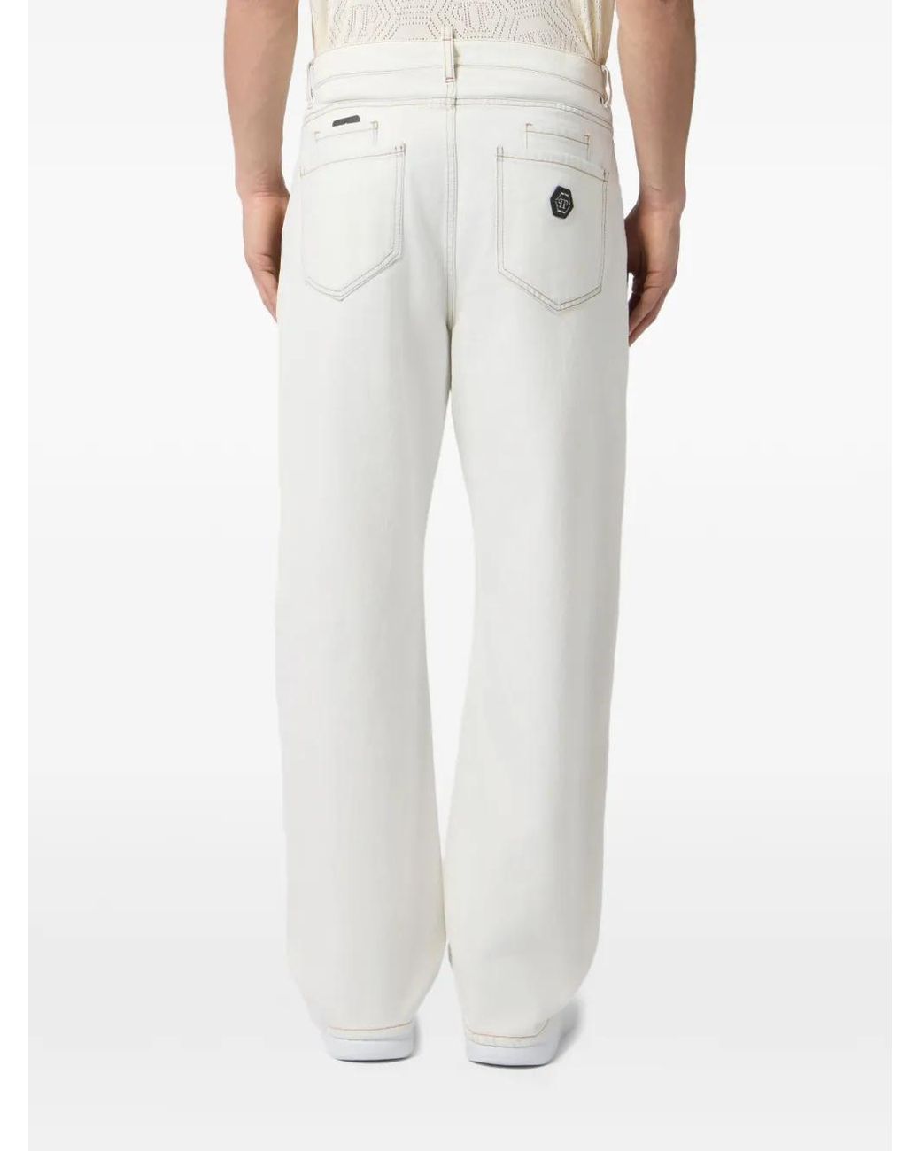 Philipp Plein White Beach Boy Jeans for men