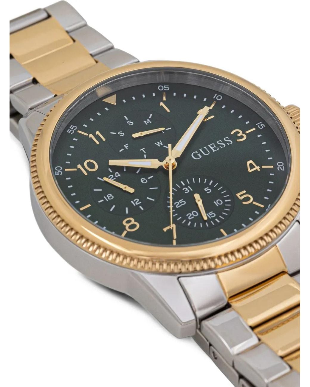 Guess Metallic Multi-Dial 40Mm Watch for men
