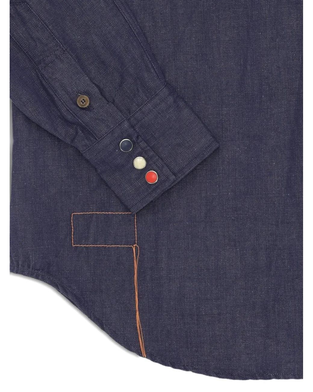 Camicia Smith di Fortela in Blue da Uomo