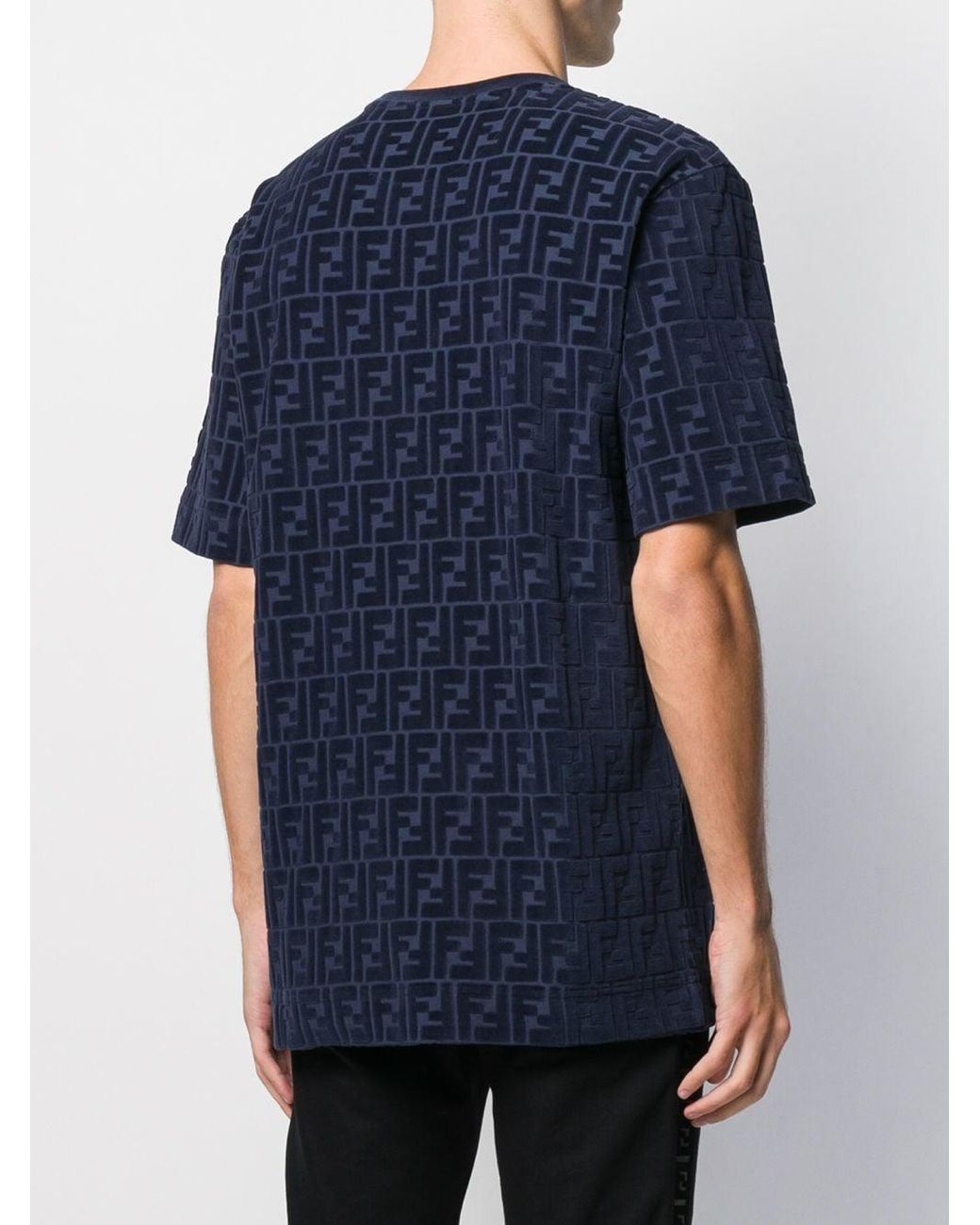 Fendi blue shirt sale
