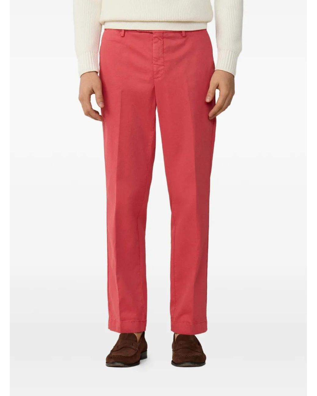 Chino Sanderson di Hackett in Red da Uomo