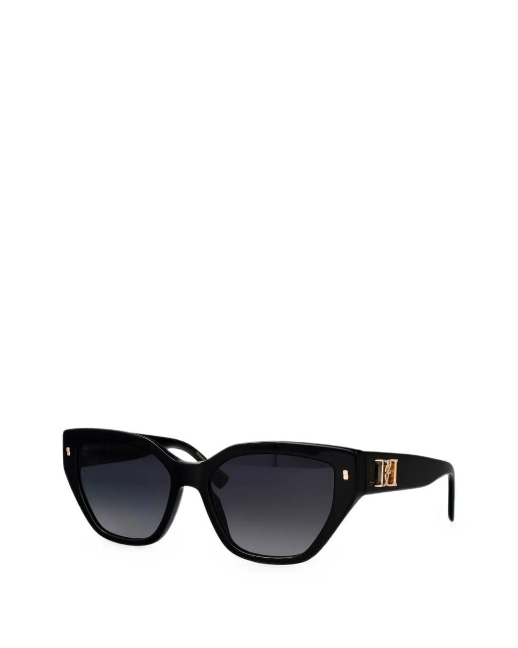 DSquared² Black Geometric-Frame Sunglasses